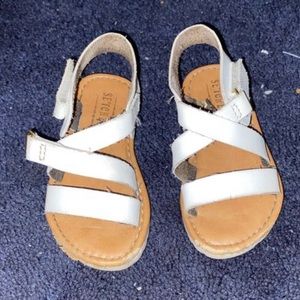 White sandals